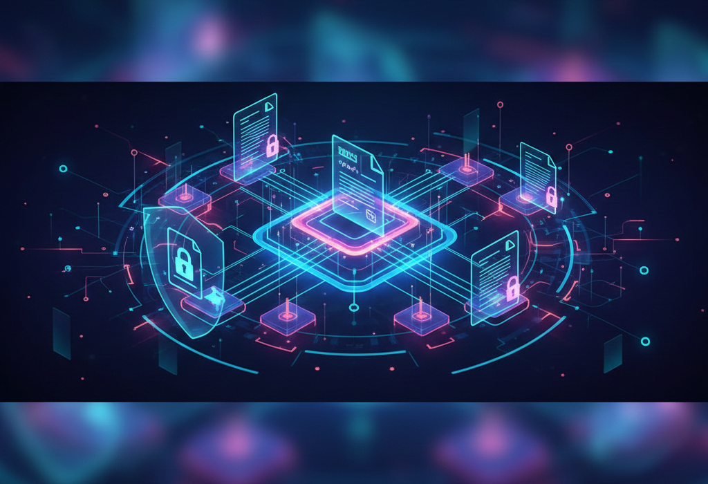 Press release distribution for blockchain